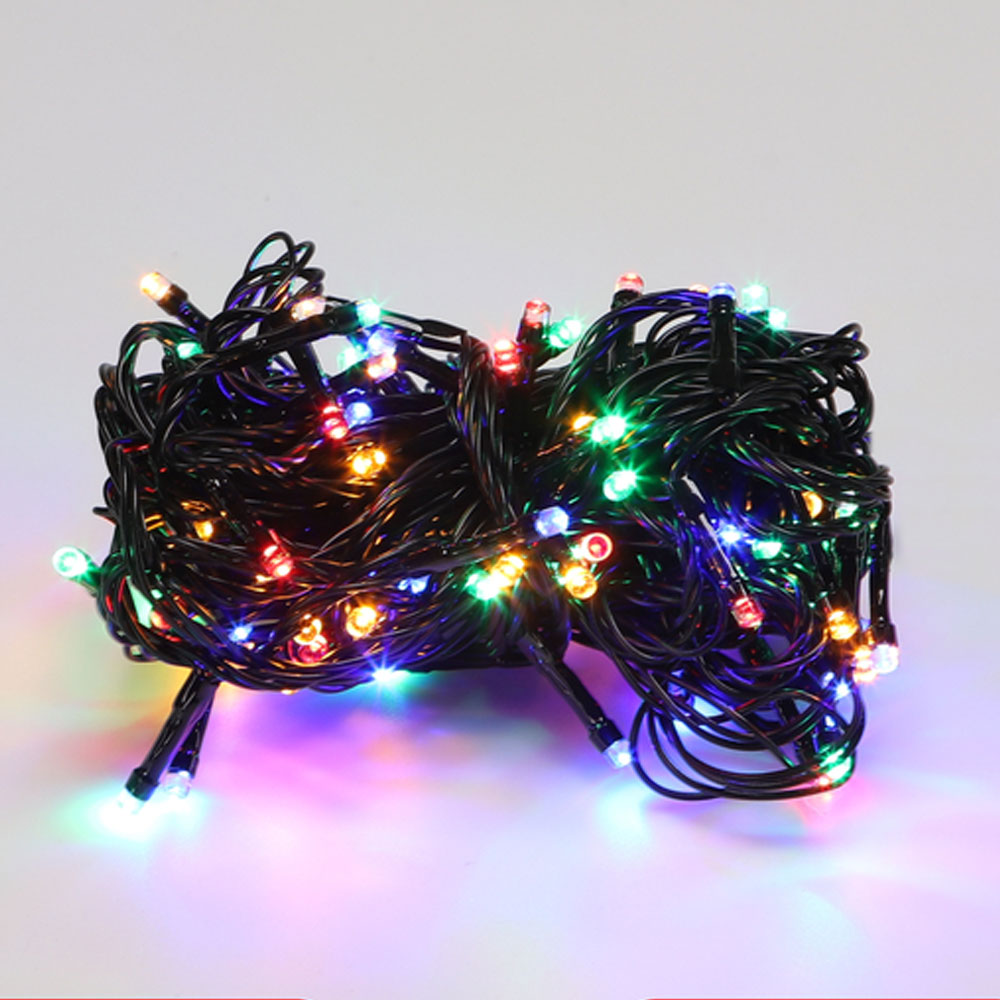 엘스토리몰 LED 은하수전구 9M 96구 RGB 1개 + 점멸기 1개 크리스마스 트리 조명 전구 14,000원