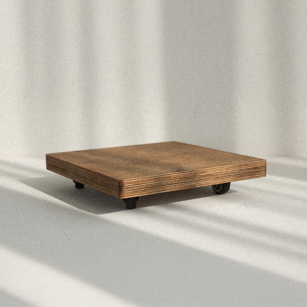 사각 원형 원목 대형 이동식 화분 받침대 바퀴 공기청정기 받침대 48,600원