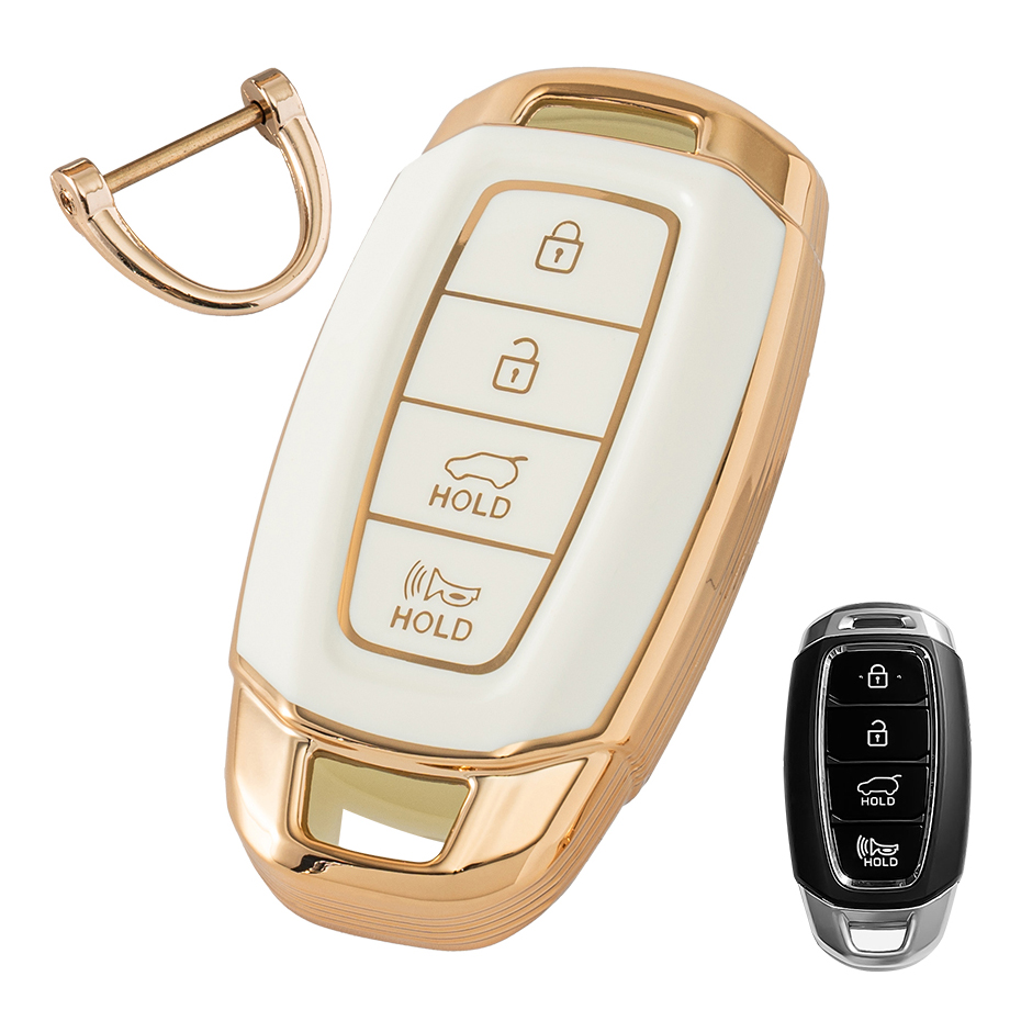 벤딕트 골드라인 TPU 키케이스, 아이보리, 현대-10 7,530원