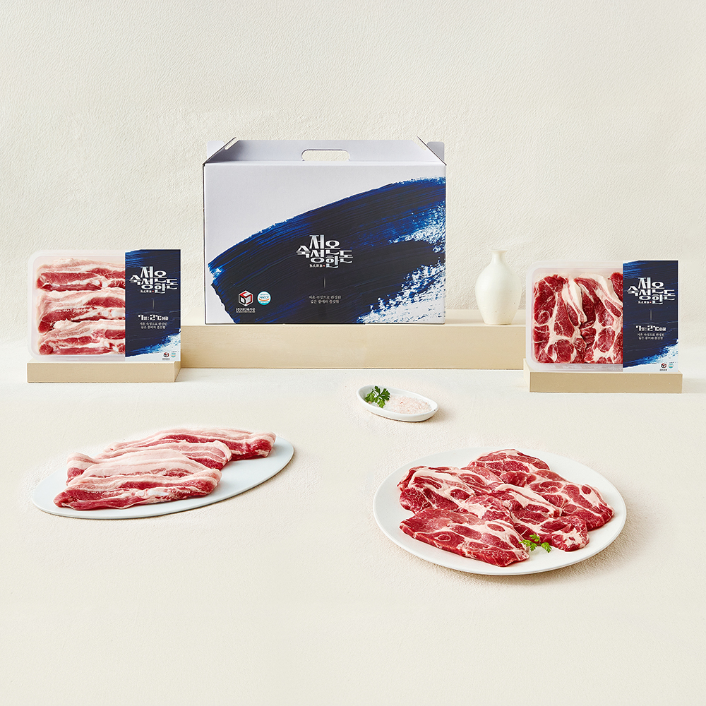 [로켓프레시] 저온 숙성 한돈 선물세트 1.6kg (냉장), 1세트 75,200원