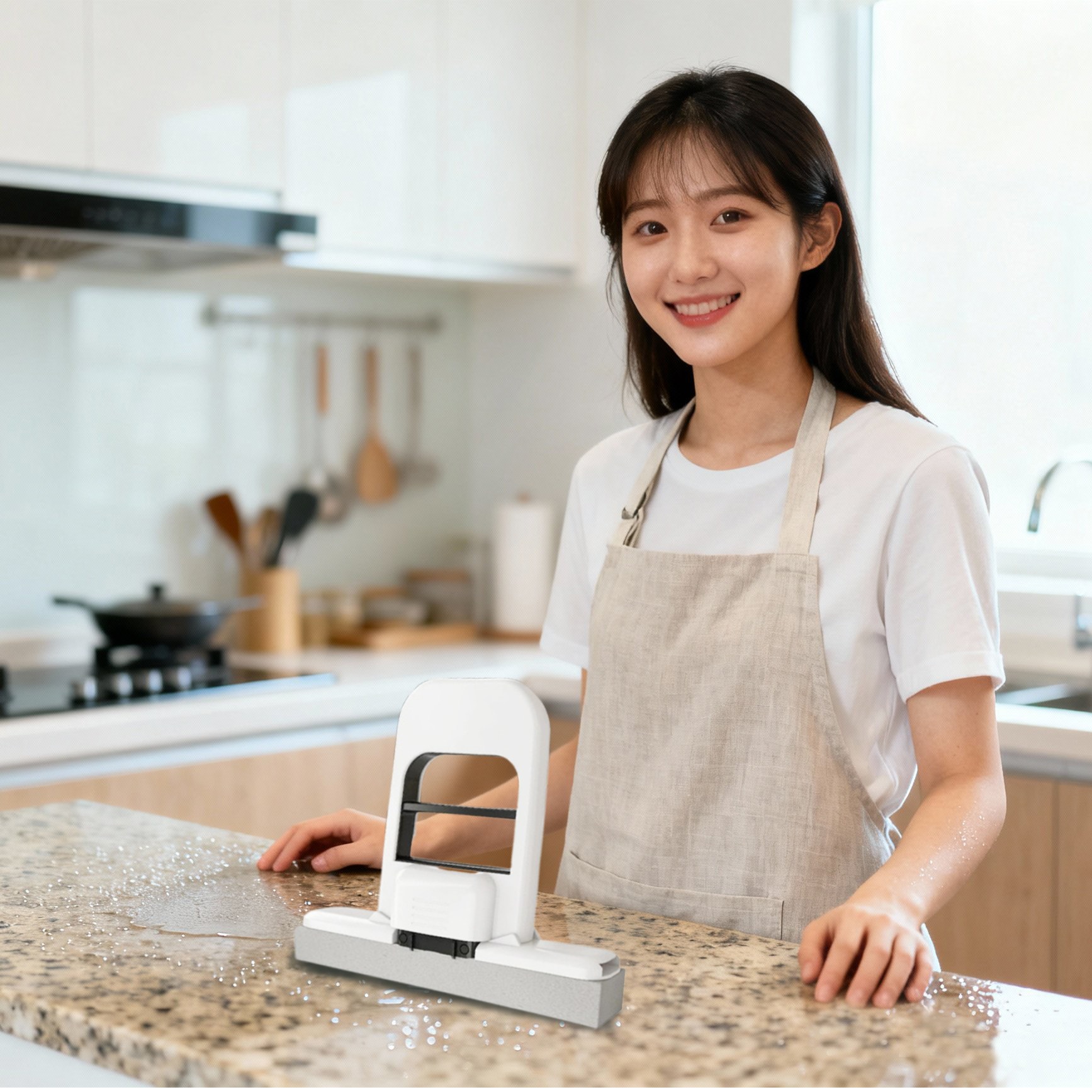 윈스윗 접이식 물기 제거 스펀지, 2세트, 화이트(블랙) 10,200원