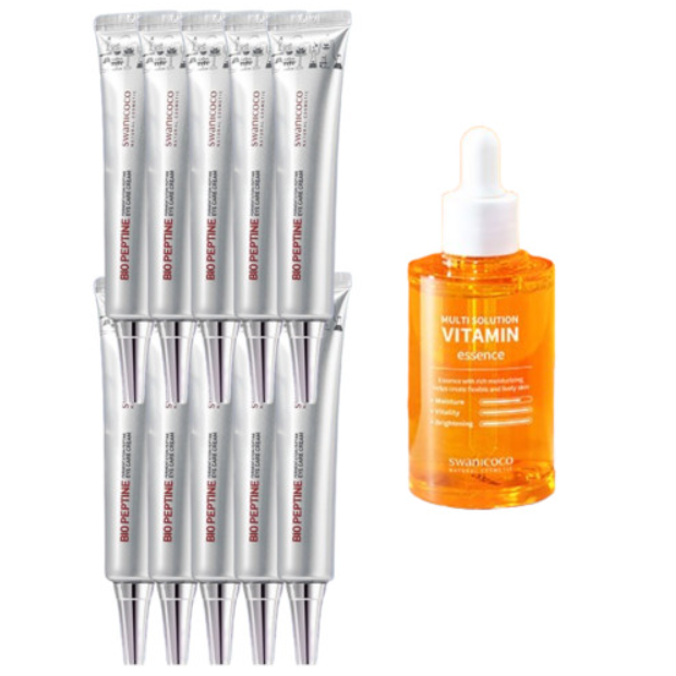 [KT알파쇼핑]스와니코코 펩타이드 아이크림 20ml*10개 + 멀티 비타민에센스 70ml1개 419,800원