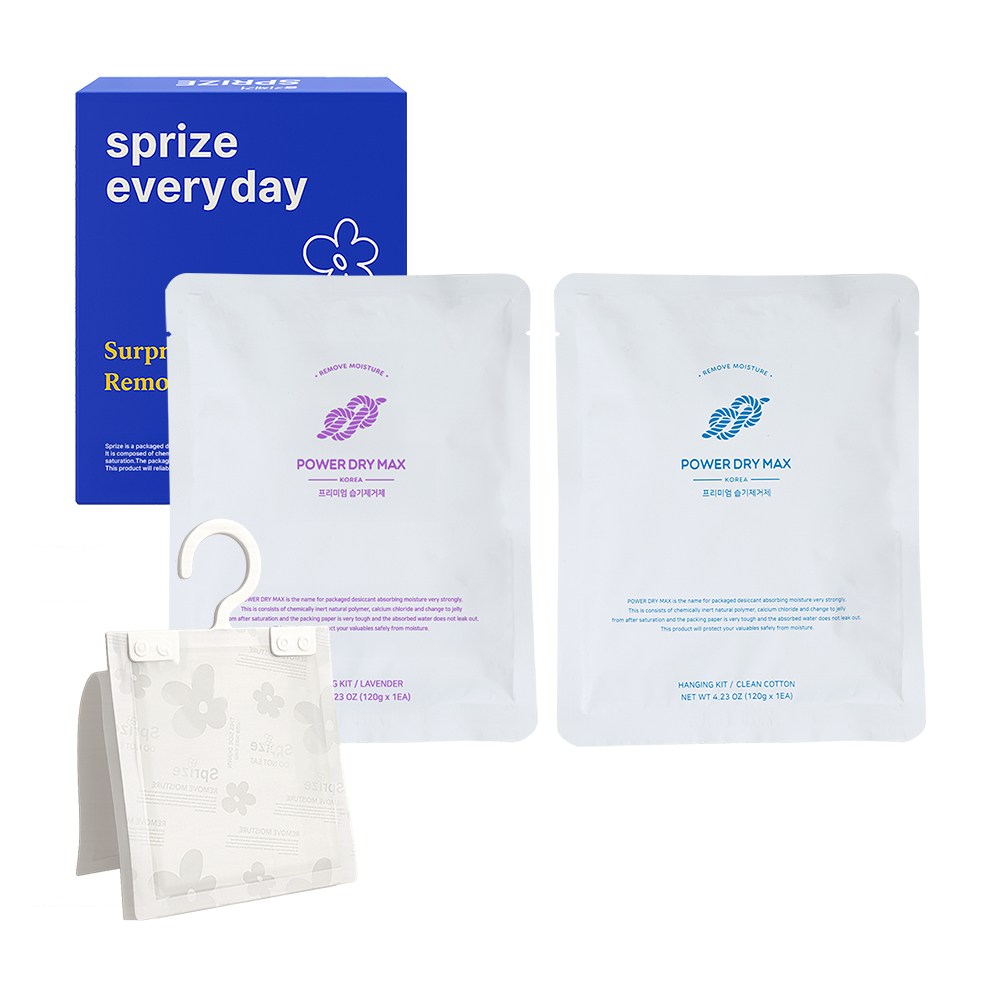 새남맥스 향기나는제습제 옷장 옷걸이형 습기제거제 클린코튼향, 120g, 4개 12,500원