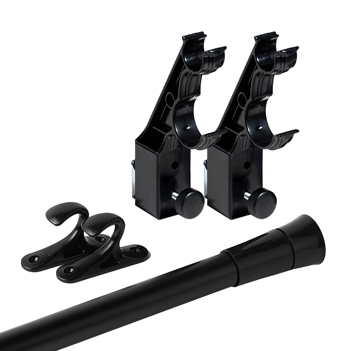 생활백서 못없이 설치하는 안뚫어고리 커튼봉용 2p + 커튼봉 + 후사고리 세트 2개입 6자 23,900원