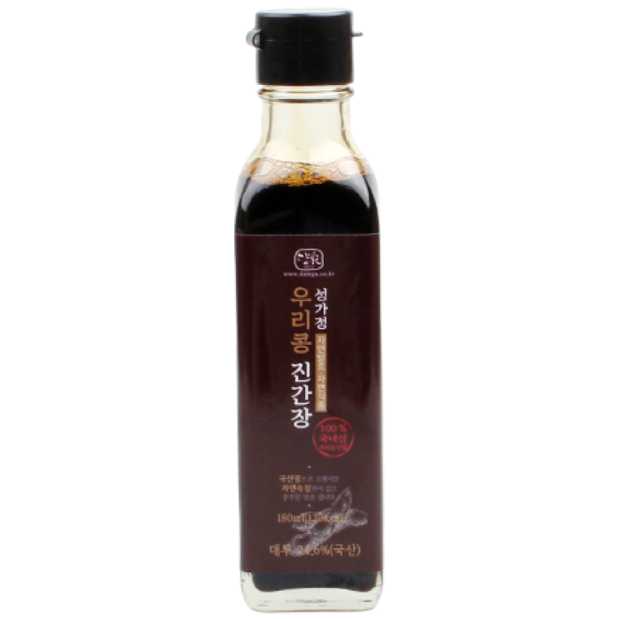 (무료배송)국내산 농산물로 4대를 이어온 전통 장류의 명가/순창 성가정식품/우리콩 전통 진간장, 180ml, 3개 24,200원