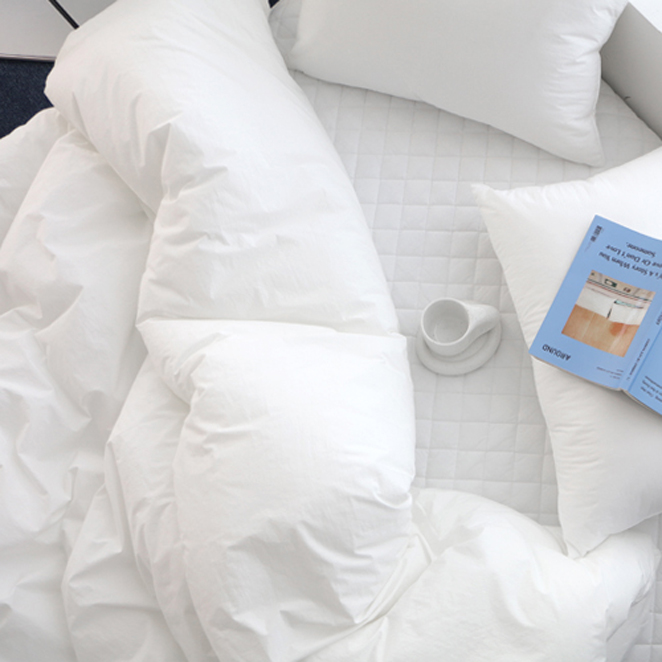베이직톤 고밀도 80수 호텔 이불커버, 퓨어화이트 79,900원