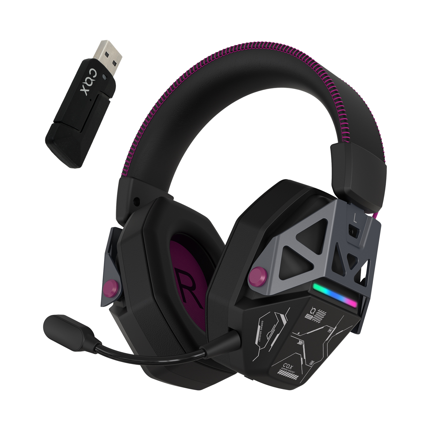 COX 무선 3모드 게이밍 블루투스 헤드폰, WCH300, 블랙, 20시간 31,000원