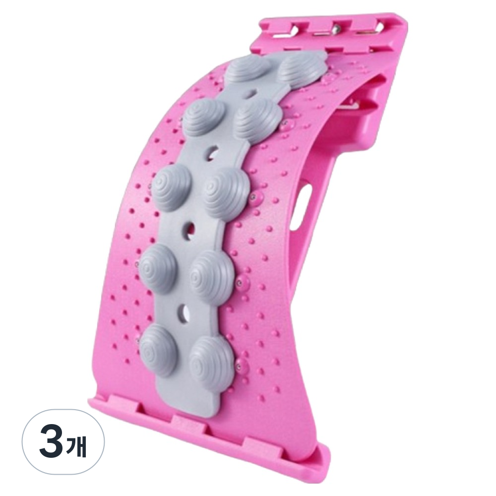 디유라 볼록 지압 허리 스트레칭 기구 핑크, 3개 41,670원