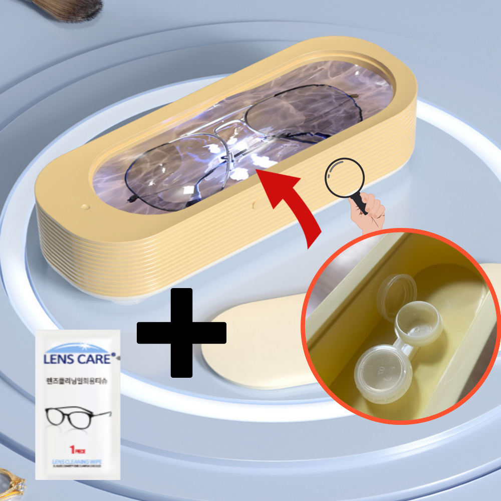 [kc인증] 썬앤지 최신형 초음파 주얼리 안경 렌즈 세척기 14,800원