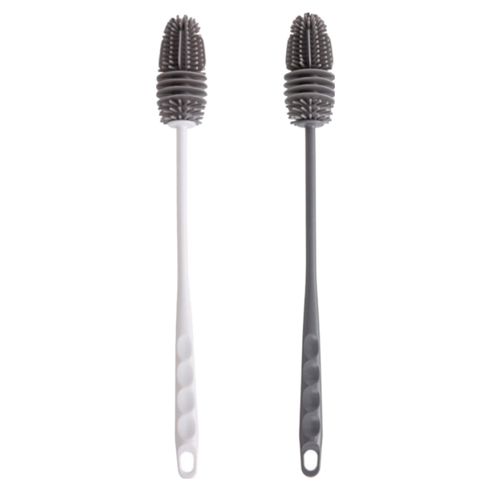 아이코어스 실리콘 병 세척솔 2종 세트, 화이트, 그레이, 1세트 3,000원