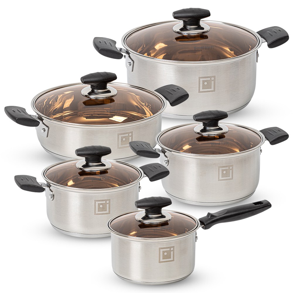 아이제나흐 IH 인덕션 겸용 베틴 스테인리스 냄비 5종 세트, 혼합색상, 1개, 18편수+20양수+22양수+26곰솥+26전골 85,170원