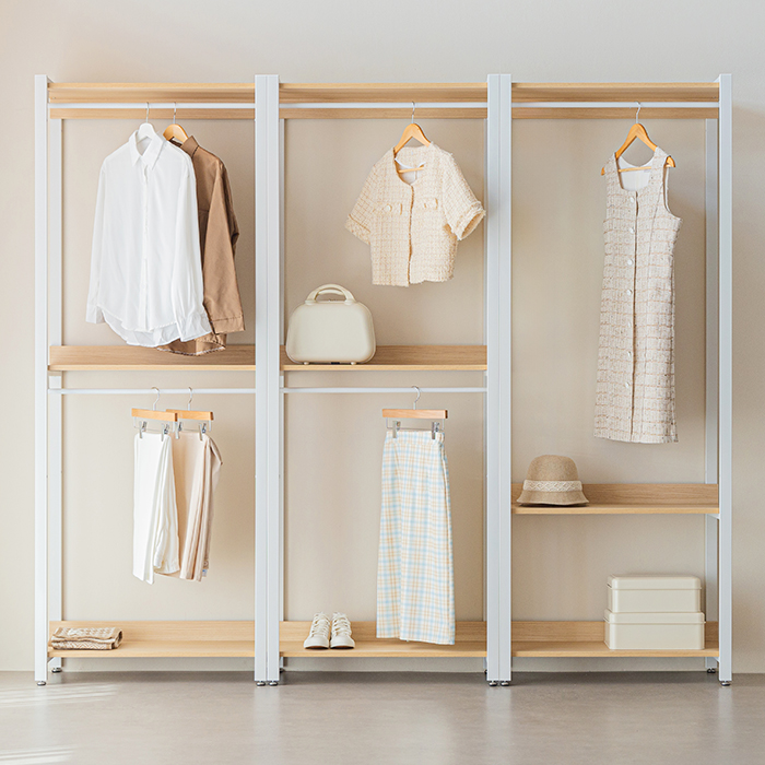 퍼리든 큐브 드레스룸 시스템 행거 2400 방문설치 269,000원