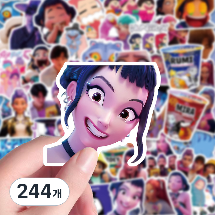 케데헌 케이팝 데몬 헌터스 스티커 굿즈, 244개, 단일 27,950원