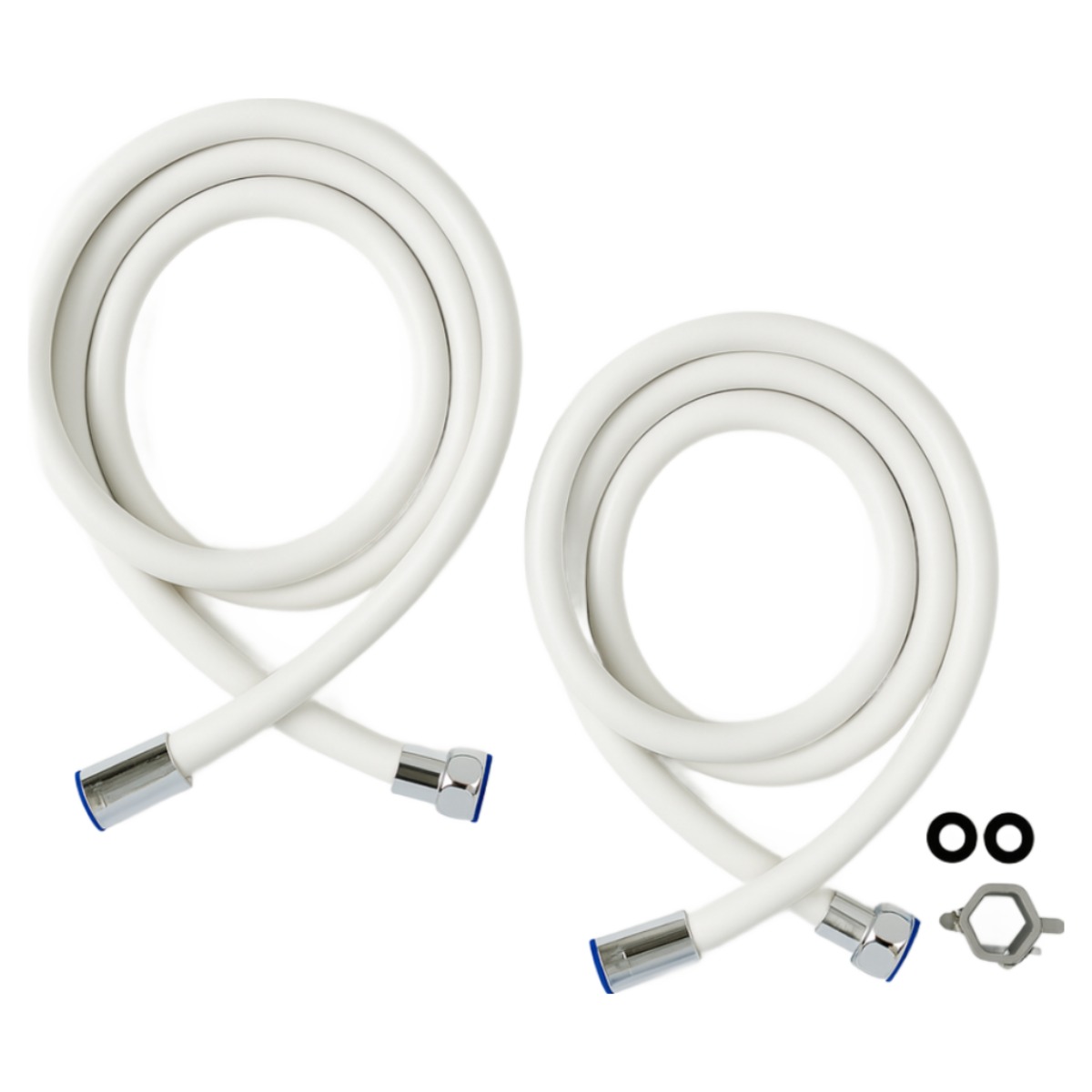 아토퓨어 샤워호스 1+1 세트 물때방지 줄꼬임방지 무광 화이트 튜브형, [24%할인] _ 호스+호스, 1세트, 1세트, 2m 27,800원