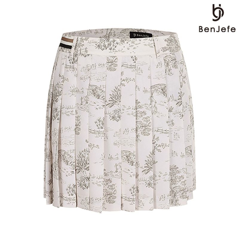 벤제프 여성 보테니컬 프린트 큐롯 36,000원