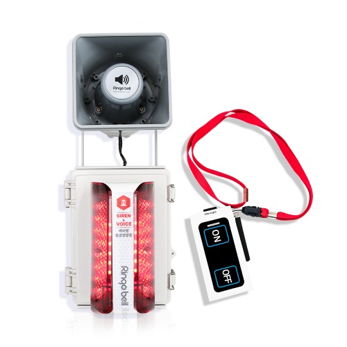 건설현장 위험경보기 비상벨 세트 펌프카 붐대 붐파단 주의 및 접근금지 알림 332,000원