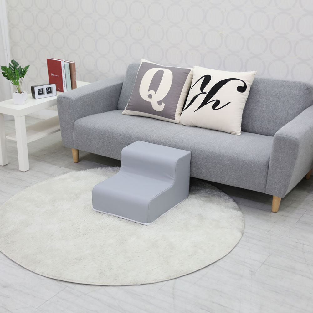 국산 강아지 계단 라운드 방수 스펀지 포함 2단 노견용품 슬개골탈구 17,900원