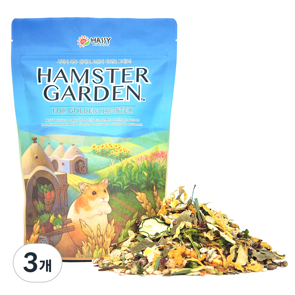 해씨 햄스터가든 골든 햄스터용 사료, 500g, 3개 49,500원