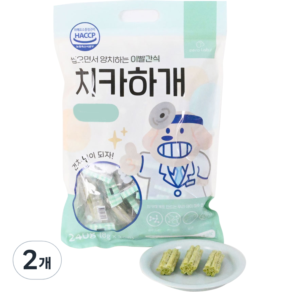 제로랩스 치카하개 강아지 덴탈껌, 관절건강, 240g, 2개 22,720원