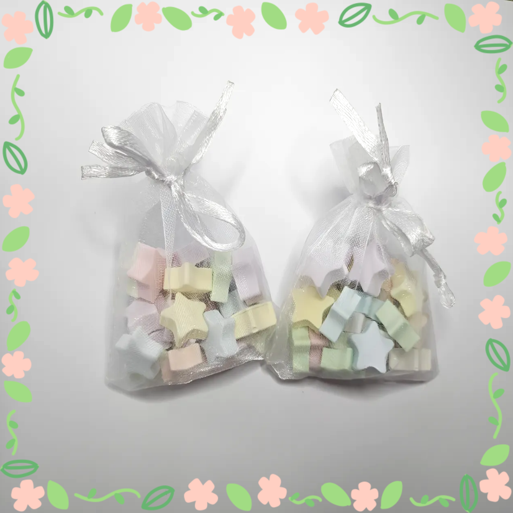 실내용 인테리어용 석고방향제 은은한 화이트머스크향 별모양 걸이용 석고방향제 1+1/ 핸드메이드 선물/차량용석고방향제/감성 인테리어/지속형 석고방향제 /화이트머스크향/화장실/옷장/차 5,900원