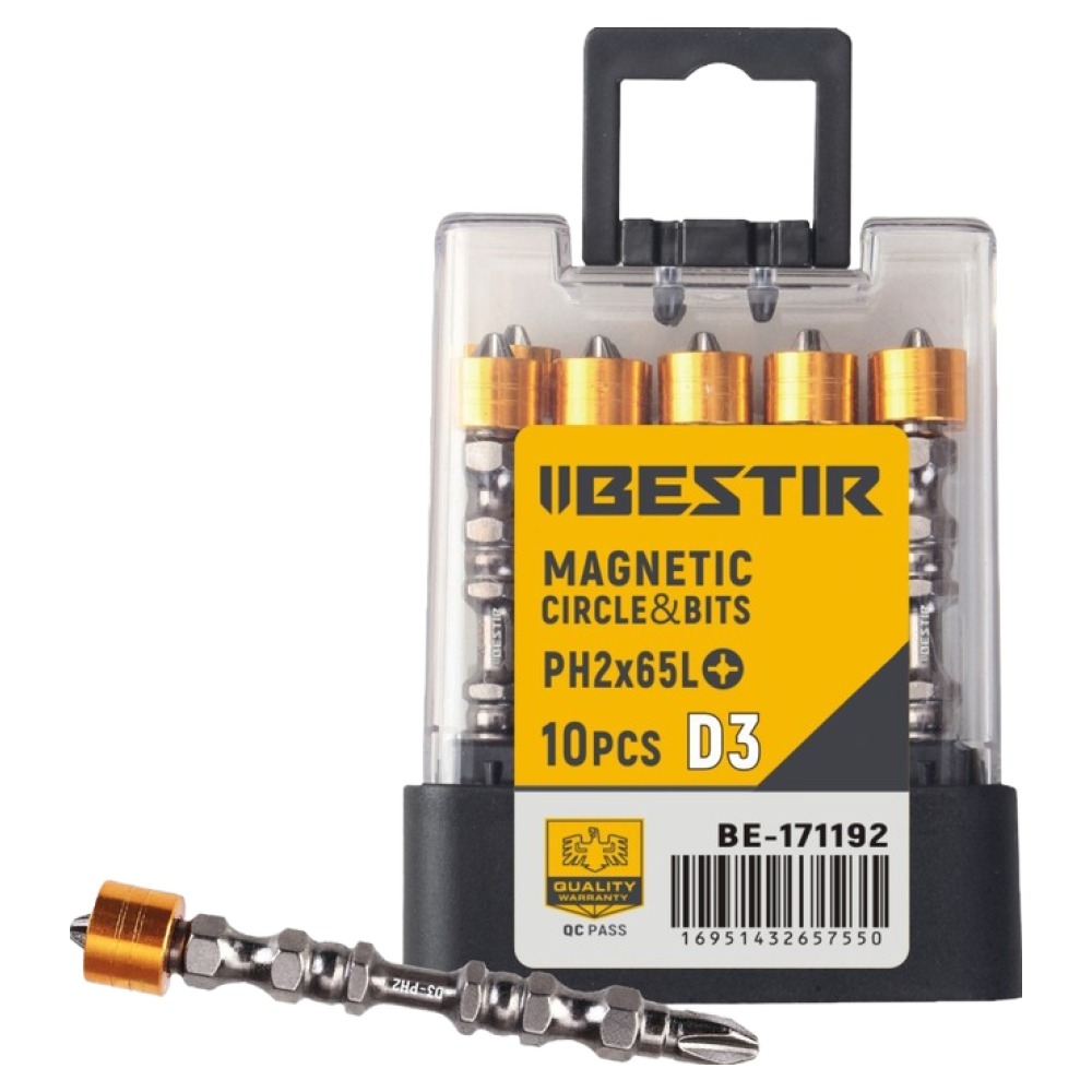 BESTIR 자석 십자 드라이버 비트 BE-171192 10p, 1개 11,370원