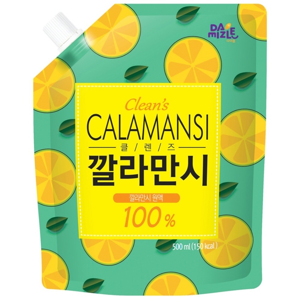 다미즐 클렌즈 깔라만시 농축액 파우치, 500ml, 1개, 현재가 5,640원