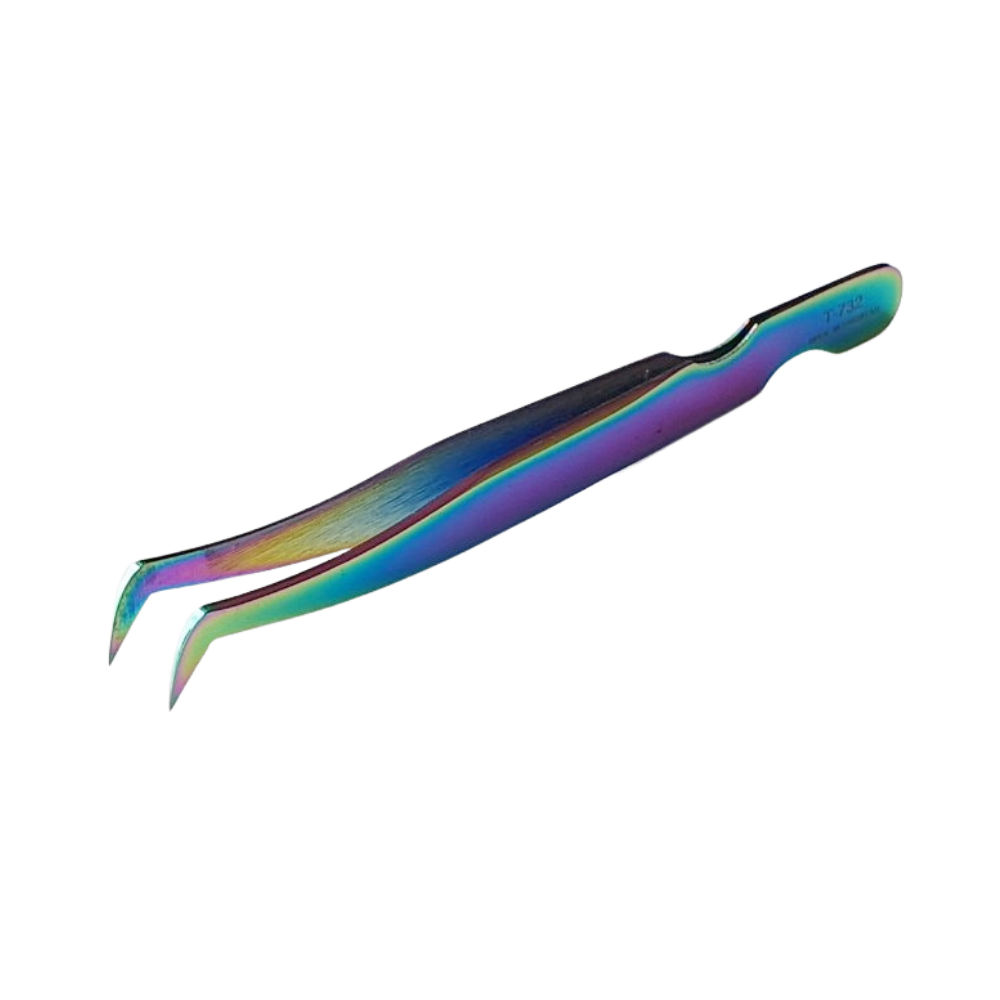 속눈썹연장 레인보우핀셋 러시안볼륨 티타늄쪽집게 트위저 고급케이스포함, 단일상품, 1개 4,000원