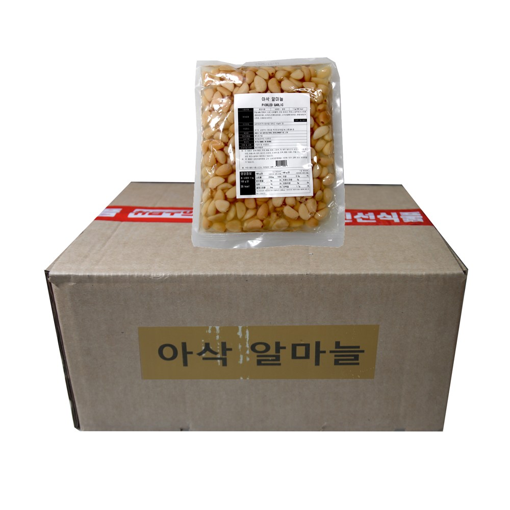 알마늘피클 10kg 알마늘지 락교 장아찌 중국산 수입 업소용 벌크 식당반찬 41,890원