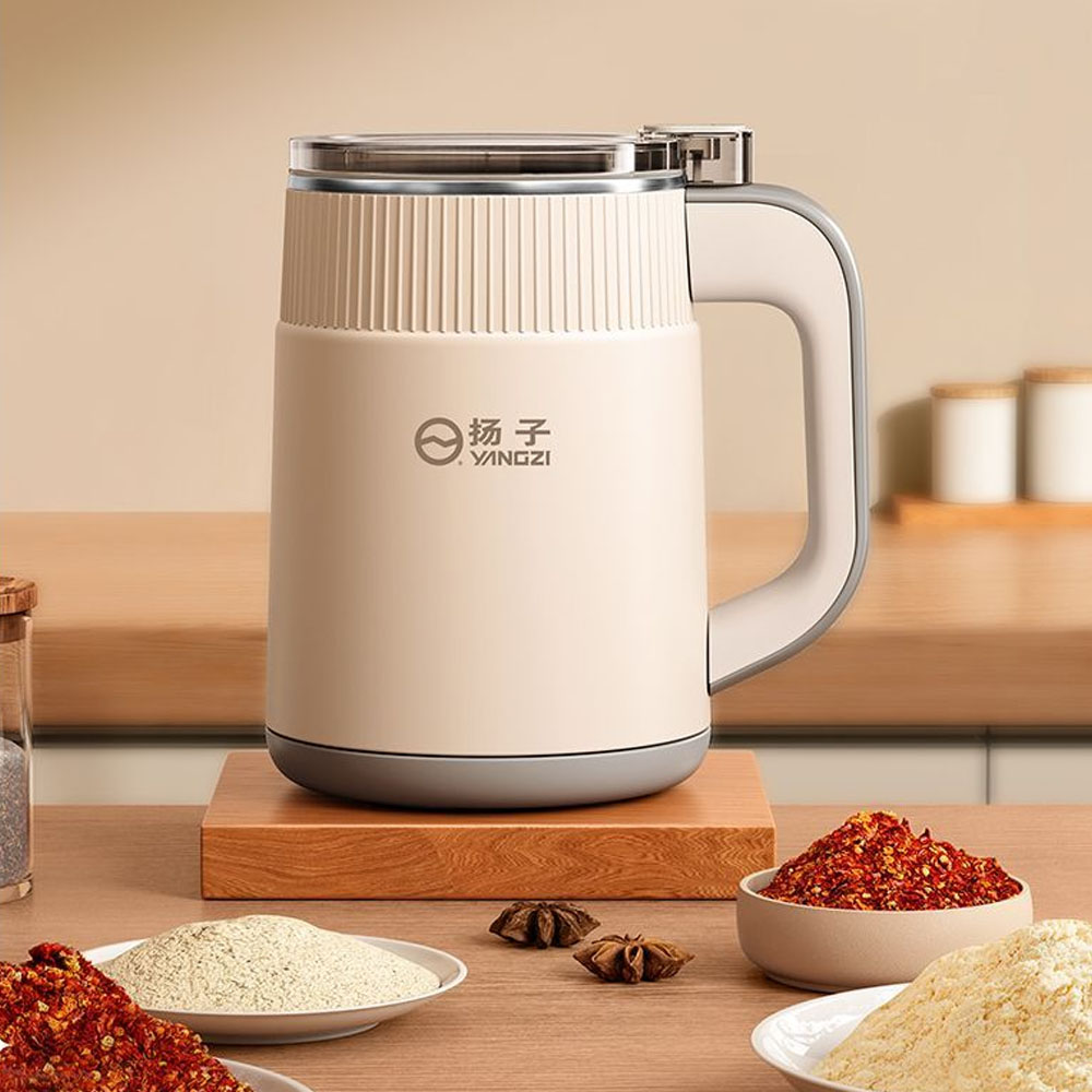 약재 조미료 잡곡 다용도 가정용 소형 분쇄기 건식 분쇄기 누름식 스위치 스테인리스 내부 용기 세척 간편 500ml, 화이트 23,000원