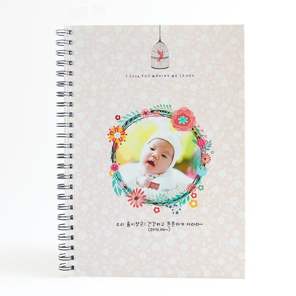 아트박스/제이밀크 [주문옵션] 꽃들의작은정원 수유일지(신생아일지출산준비물) 11,900원