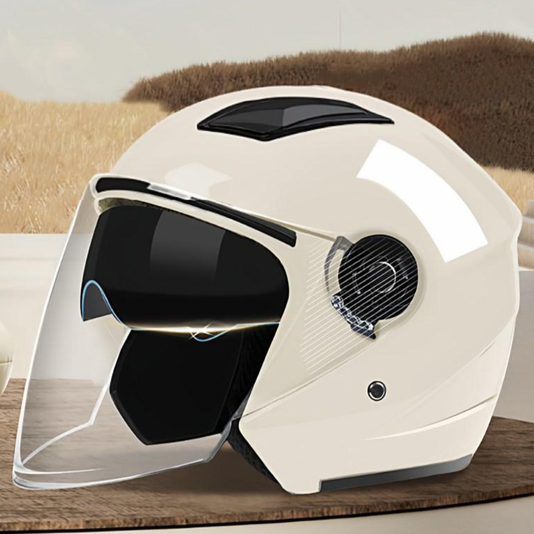 남녀공용 오토바이 바이크 스쿠터 헬멧, 화이트 31,000원