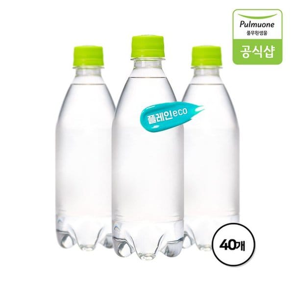 풀무원 탄산수 브리지톡 플레인eco 무라벨 500mL X 40병 27,600원