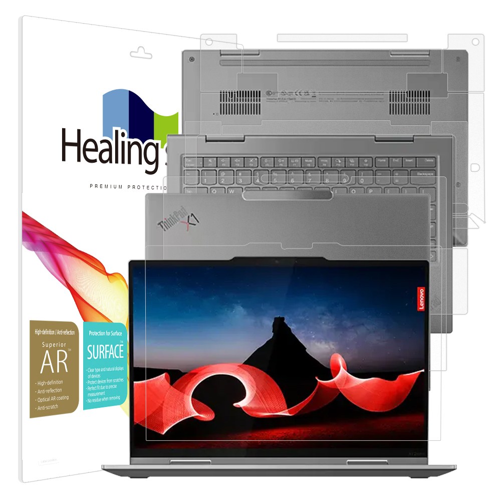 힐링쉴드 레노버 씽크패드 X1 2in1 Gen9 AR 고화질 액정보호필름1매 외부3종 67,320원