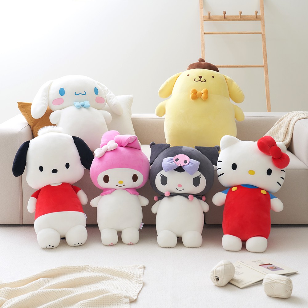 데이니즈 산리오 모찌 캐릭터 대형 바디필로우 인형 쿠션 안고자는베개, 포차코 39,000원