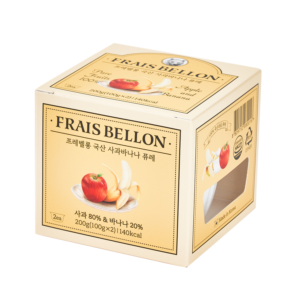 프레벨롱 국산 과일퓨레, 사과바나나, 200g, 1개 5,500원