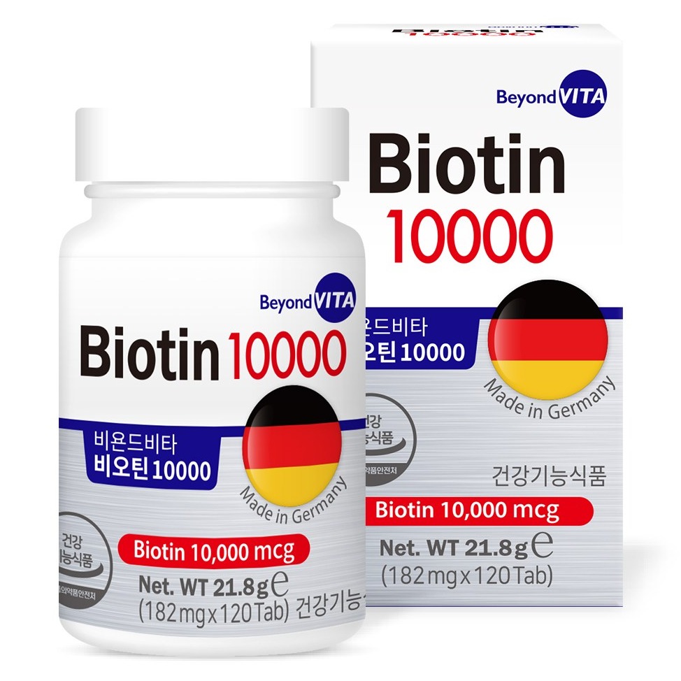 비욘드비타 비오틴 10000mcg, 120정, 1개 19,930원
