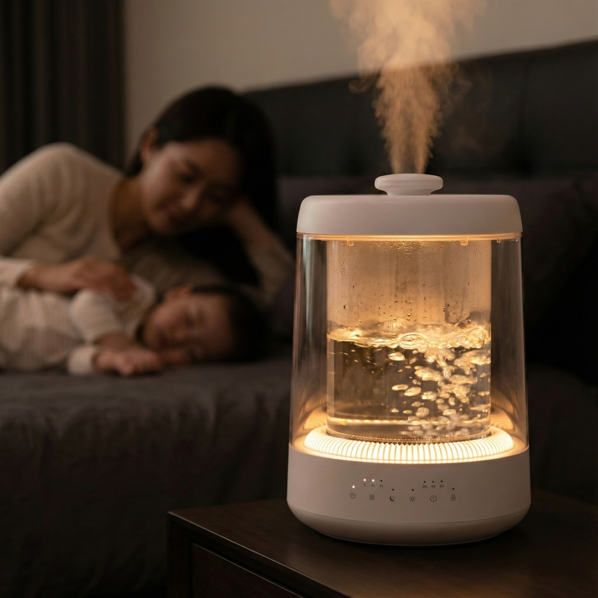 로열스테디 안전한 신생아 가정용 가열식 가습기 4L, 퓨어화이트 149,000원