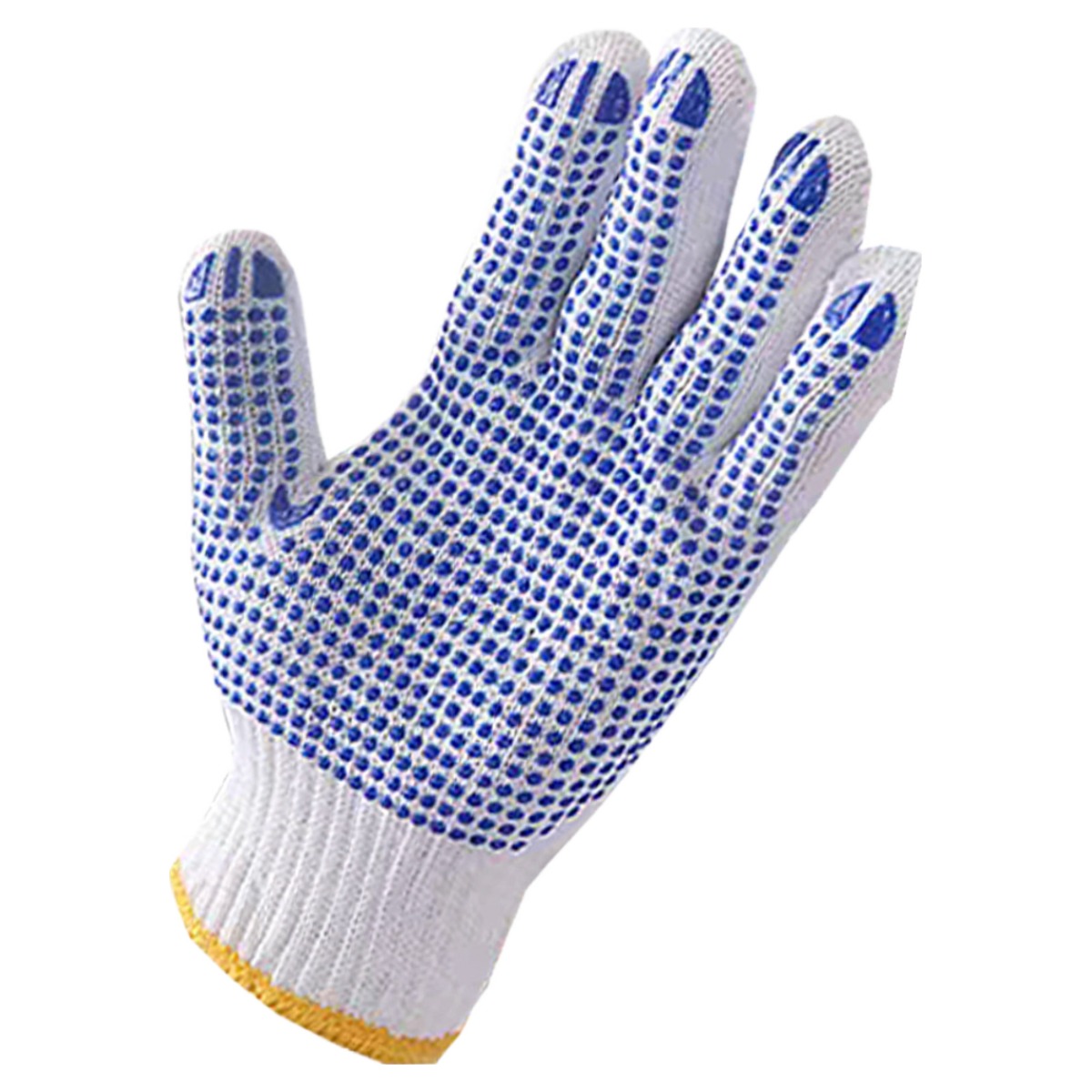 3Q장갑 면장갑 목면 논슬립 밀착핏 겨울용 기능성 여름용 작업용 그립감 통기성 정전기방지, 10개, 3Q 블루 반코팅 면장갑 3,500원