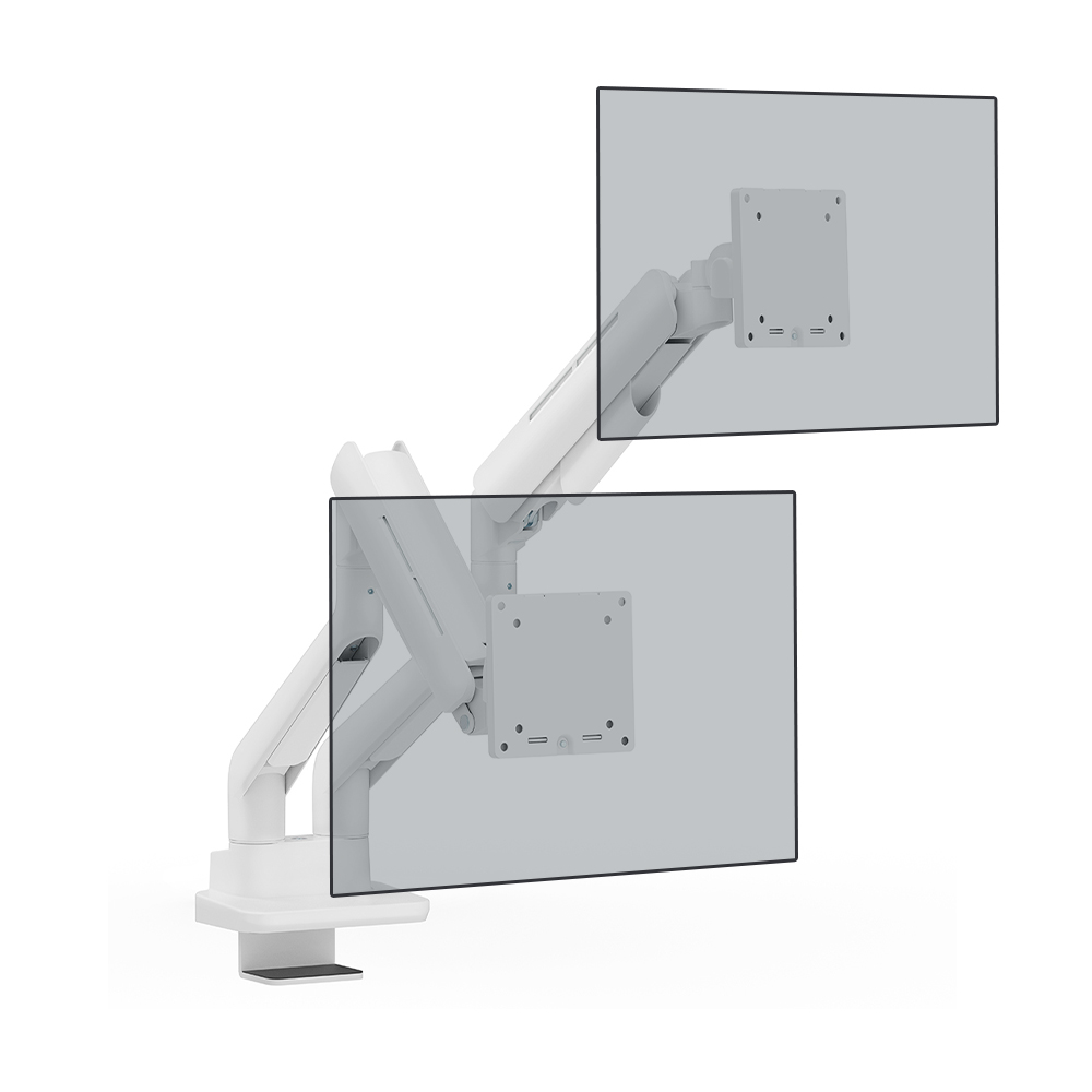 엔산마운트 NH-15 NH-25 고중량 RGB 게이밍암 오디세이G9 모니터암 모니터거치대, 화이트, 1개 139,910원