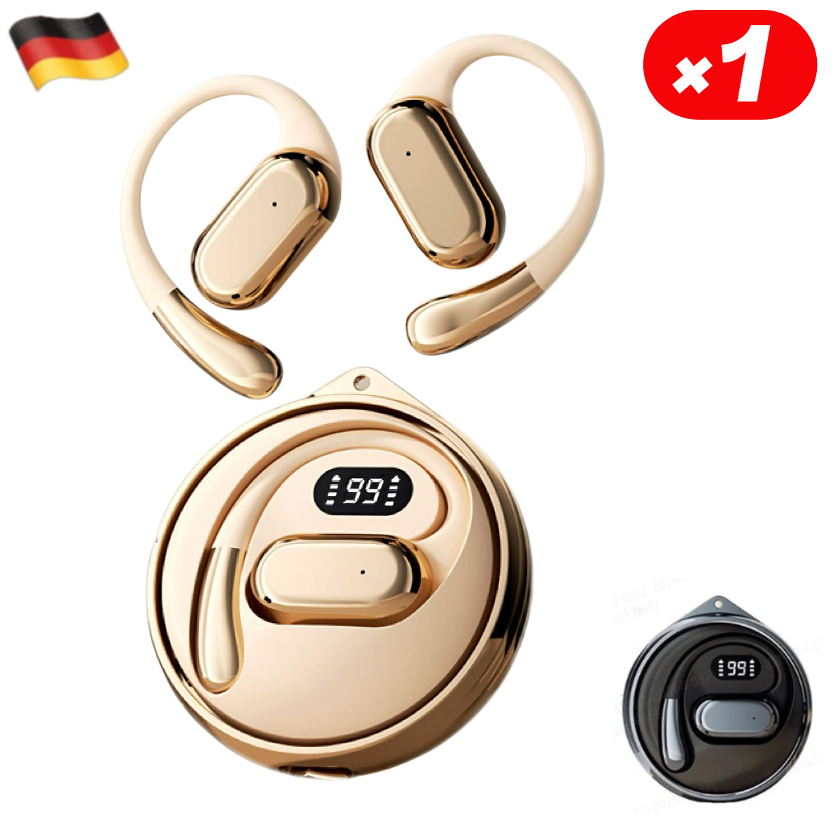 특가! [144가지 언어 통역] 스마트 클립형 블루투스 통역 이어폰 귀찌 클립형 무선 블루투스 이어폰 쿠팡단독세트 20,000원