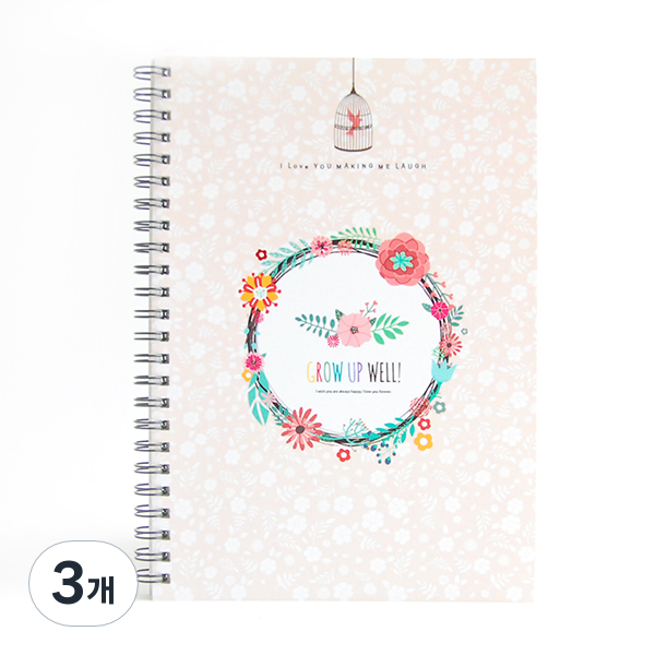 제이밀크 꽃들의 작은 정원 신생아 수유일지, 혼합 색상, 3개 32,130원