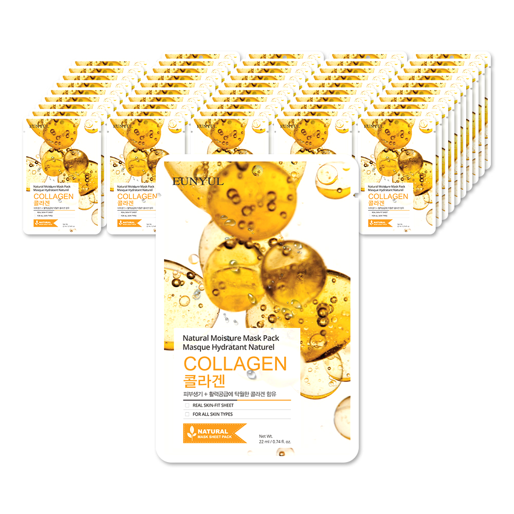 은율 내추럴 모이스처 콜라겐 마스크팩, 1개입, 50개 19,250원