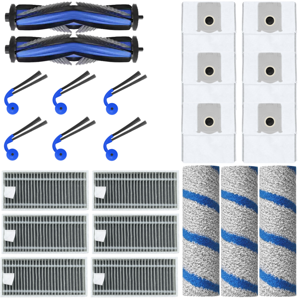 에코백스 X11 프로 옴니 소모품 세제 먼지봉투 물걸레 필터 브러쉬 1년세트 호환, 1개, 6개월세트(직배수형) 40,800원