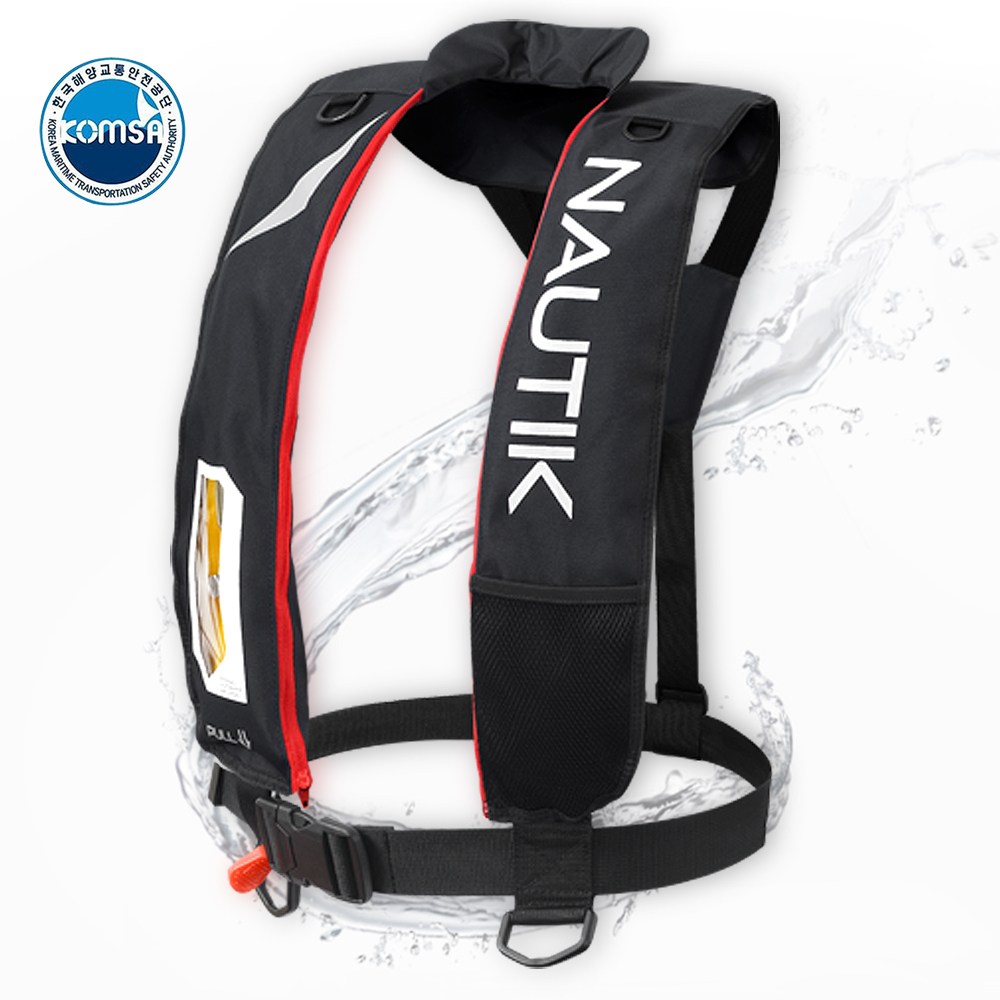 자동팽창식 구명조끼 해양수산부 인증 수분감지 국내제작생산 KOMSA 성인 착용성 얼음 바다선상 겨울낚시 레져 노틱 해수부인증 98,000원
