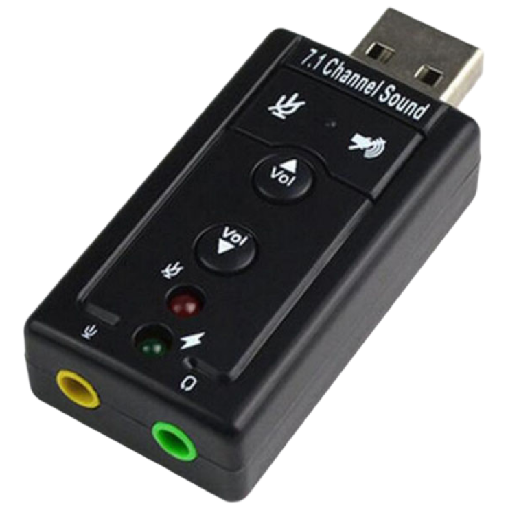 주닉스 USB2.0 7.1 오디오 사운드카드 케이블 젠더, 1개 5,800원