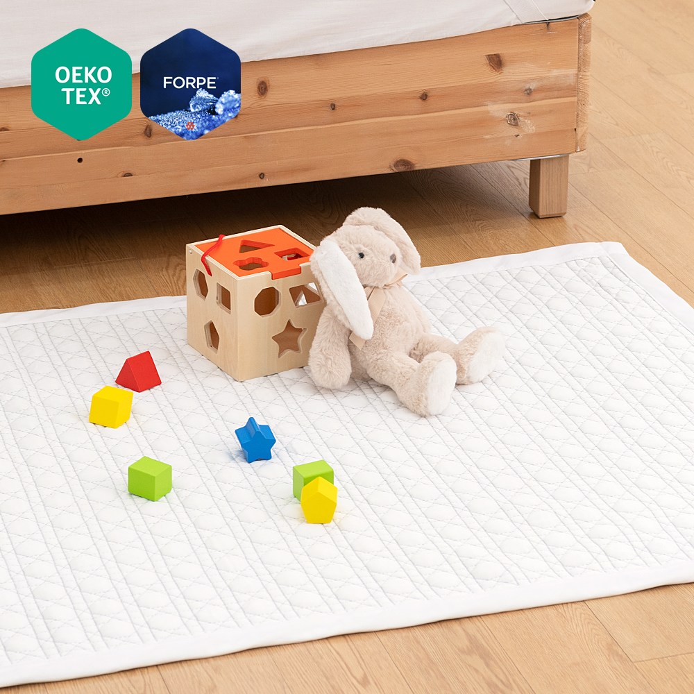 [엔뚜마노] 포르페 국산 유아용 어린이 냉감 매트 130*90 / 코오롱 정품 오코텍스 인증 49,900원