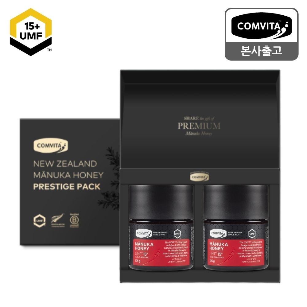 콤비타 뉴질랜드 마누카꿀 프레스티지팩 (UMF15+ 125g x 2병) 148,000원