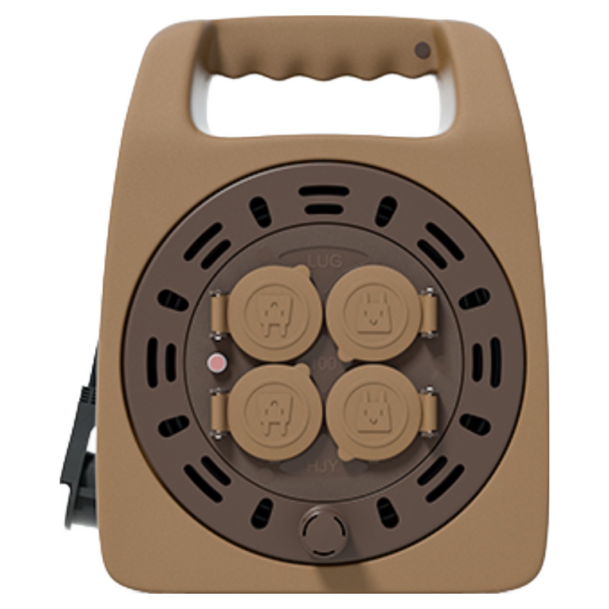 러그박스 캠핑 오토릴 전기릴선 4구 코드릴 전선릴 20M 민트 65,000원