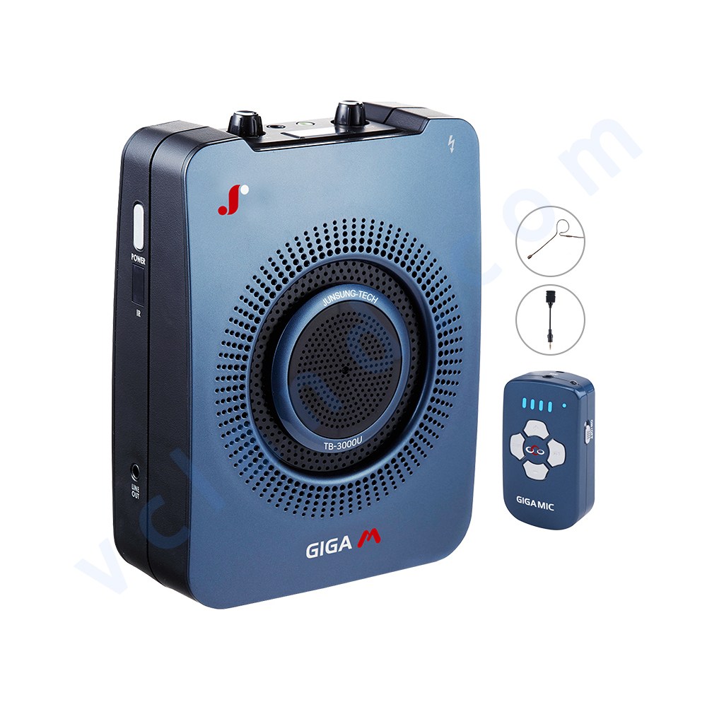 준성테크 강의용 무선마이크 앰프 기가엠 TB-3000U 50W 기가폰 학교 수업 강사가이드 396,430원