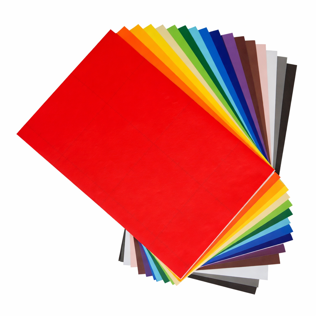 접착 단색 칼라시트지 유광 무광 A4 (33cmx21cm) 낱장, 흰색 550원